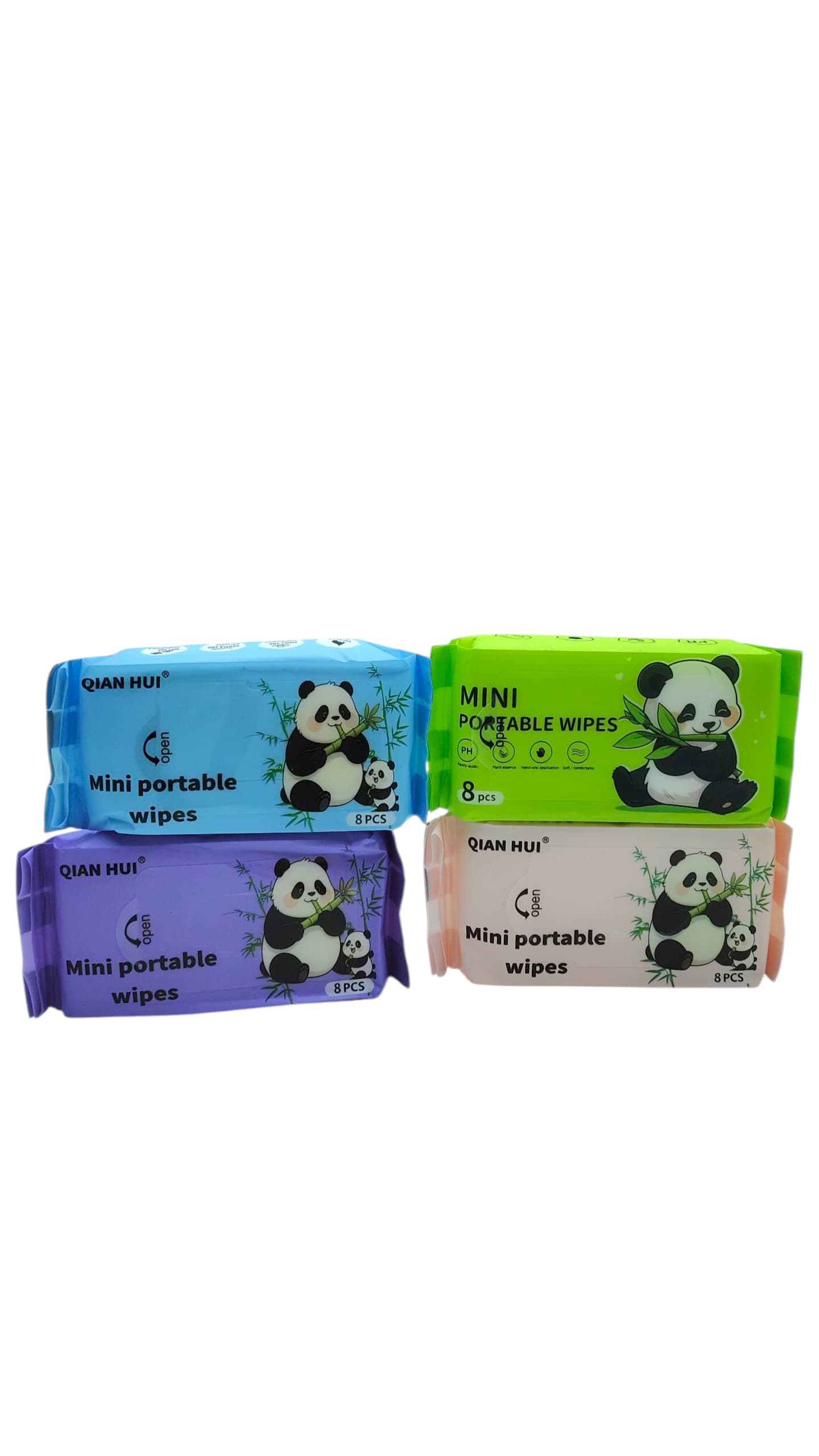Влажные Салфетки Qian hui Панда уп 8шт арт.gb15979 Влажные Салфетки Qian hui Панда уп 8шт арт.gb15979
