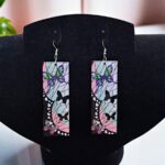 Серьги акрил Шинобу Кочо "Клинок рассекающий демонов" арт.tr2200