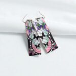 Серьги акрил Шинобу Кочо "Клинок рассекающий демонов" арт.tr2200