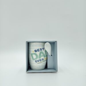 Кружка с ложечкой Best dad ever 350мл арт.kr10