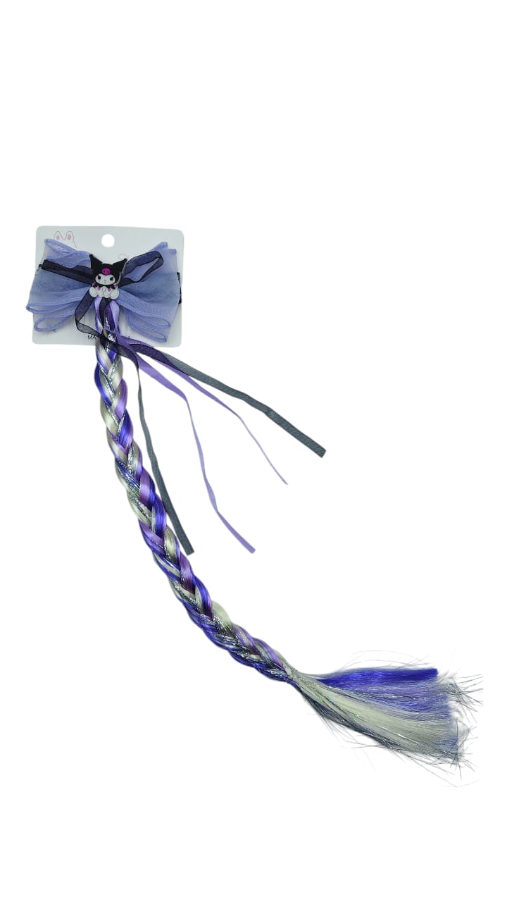 Косичка на заколке с бантиком арт.tr1635 Куроми Косичка на заколке с бантиком арт.tr1635 Куроми