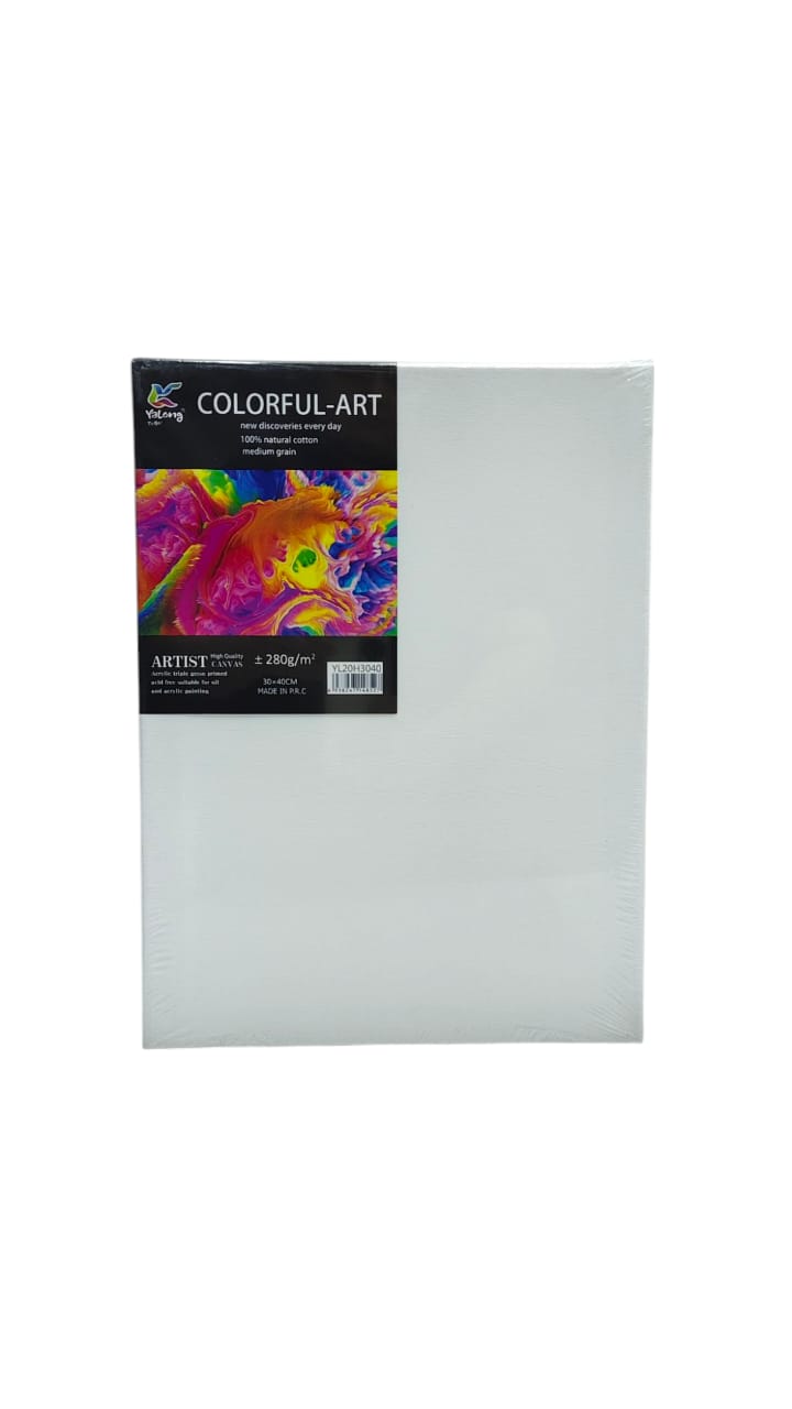 Холст Yalong 30*40см белый арт.yl20h3040 Холст Yalong 30*40см белый арт.yl20h3040