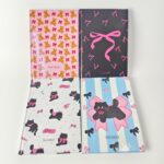 Скетчбук Qazaq Бренд Бантики/Бабочки/Фрукты в твердом переплете арт.6337 ассорти