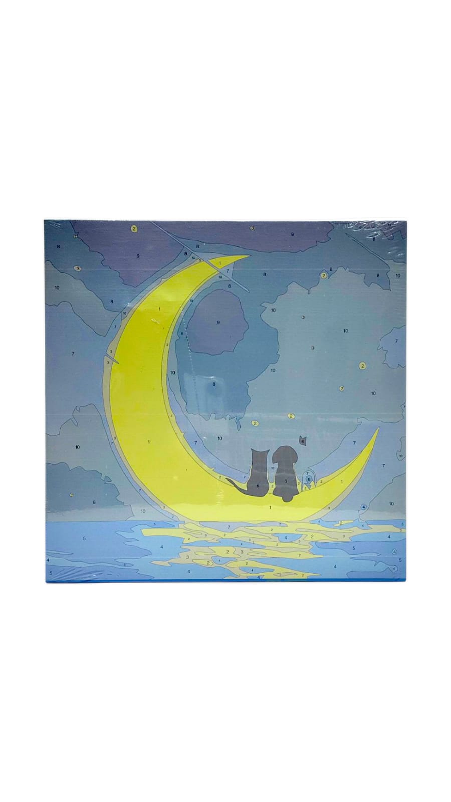 Картина по номерам красками 30*30см арт.stl095 месяц Картина по номерам красками 30*30см арт.stl095 месяц