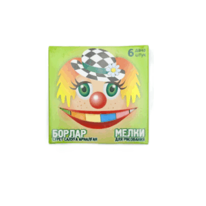 Мелки цветные для рисования уп 6шт арт.004