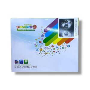 Алмазная мозайка 40*50см арт.gle73604 Волк и орел на фоне луны