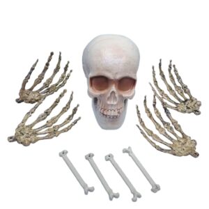 Декор Хэллоуин Череп с костями арт.tr3060