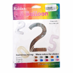 Шар фольга цифра 2 32д арт.tr1273 серебро