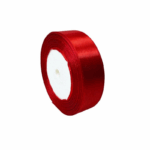 Лента атлас 2,5см бобина 20ярдов арт.tr747 кармин