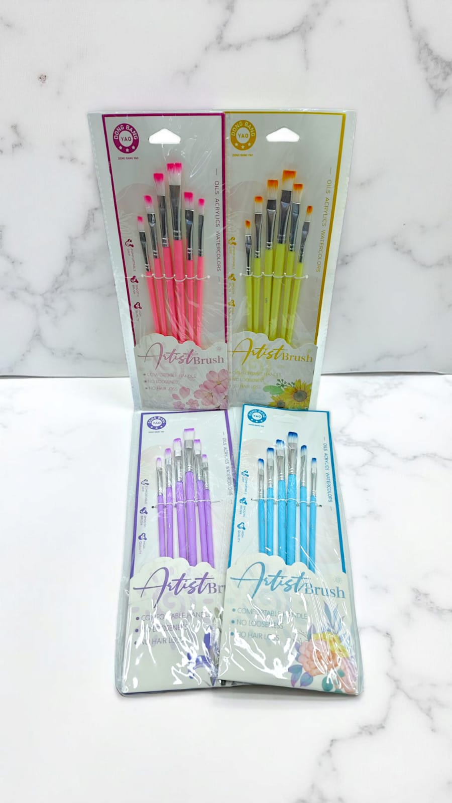 Кисточки для рисования Dong Bang уп 6шт арт.mb866 Кисточки для рисования Dong Bang уп 6шт арт.mb866