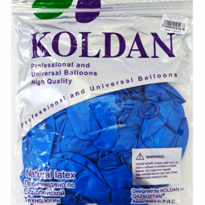 Шары упаковка 50шт Хром однотонные Koldan 12д арт.tr1124 синие