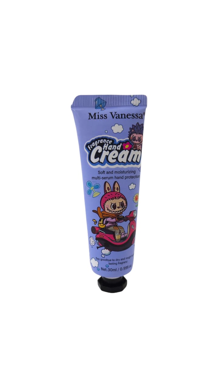 Крем для рук Miss Vanessa Лабубу 30мл арт.m7111-2 сиреневый Крем для рук Miss Vanessa Лабубу 30мл арт.m7111-2 сиреневый