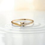 Браслет титан маленькая Змейка со стразами арт.tr1995 золото