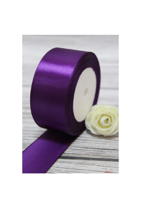 Лента атлас 4см бобина 20ярдов арт.tr656 фиолетовая Лента атлас 4см бобина 20ярдов арт.tr656 фиолетовая