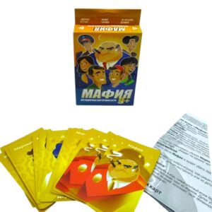 Карточная игра Мафия арт.tr1528 желтая