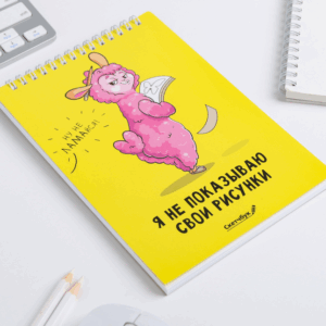 Скетчбук Я не показываю свои рисунки А5 40л арт.4686506