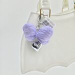 Брелок Бант с сердцем 6*8см арт.5975-16 фиолетовый