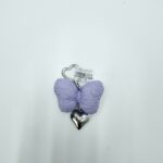 Брелок Бант с сердцем 6*8см арт.5975-16 фиолетовый