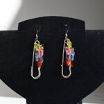 Серьги декоративная булавка с бабочками арт.tr2181 серебро