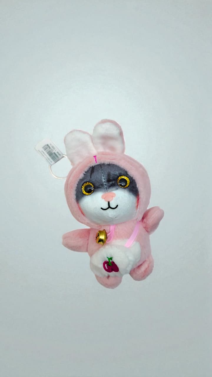 Брелок Котик в капюшоне арт.tr2615 розовый Брелок Котик в капюшоне арт.tr2615 розовый