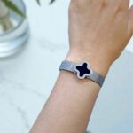 Браслет титан Ван клиф арт.tr1798 серебро