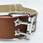 Ремень с цепью коричневый арт.tr771