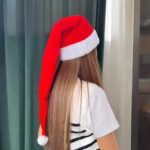 Новогодний колпак длинный 2500тг