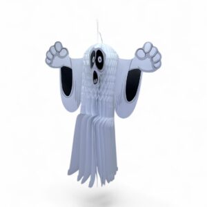 Бумажный фонарь Привидение Хэллоуин арт.tr3081 белый