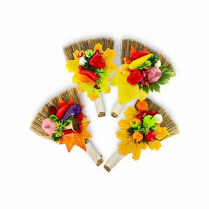 Осенняя композиция на метелке 17*12см арт.tr2480 ассорти