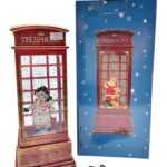 Новогодний Led ночник Телефонная будка 25см 15000тг