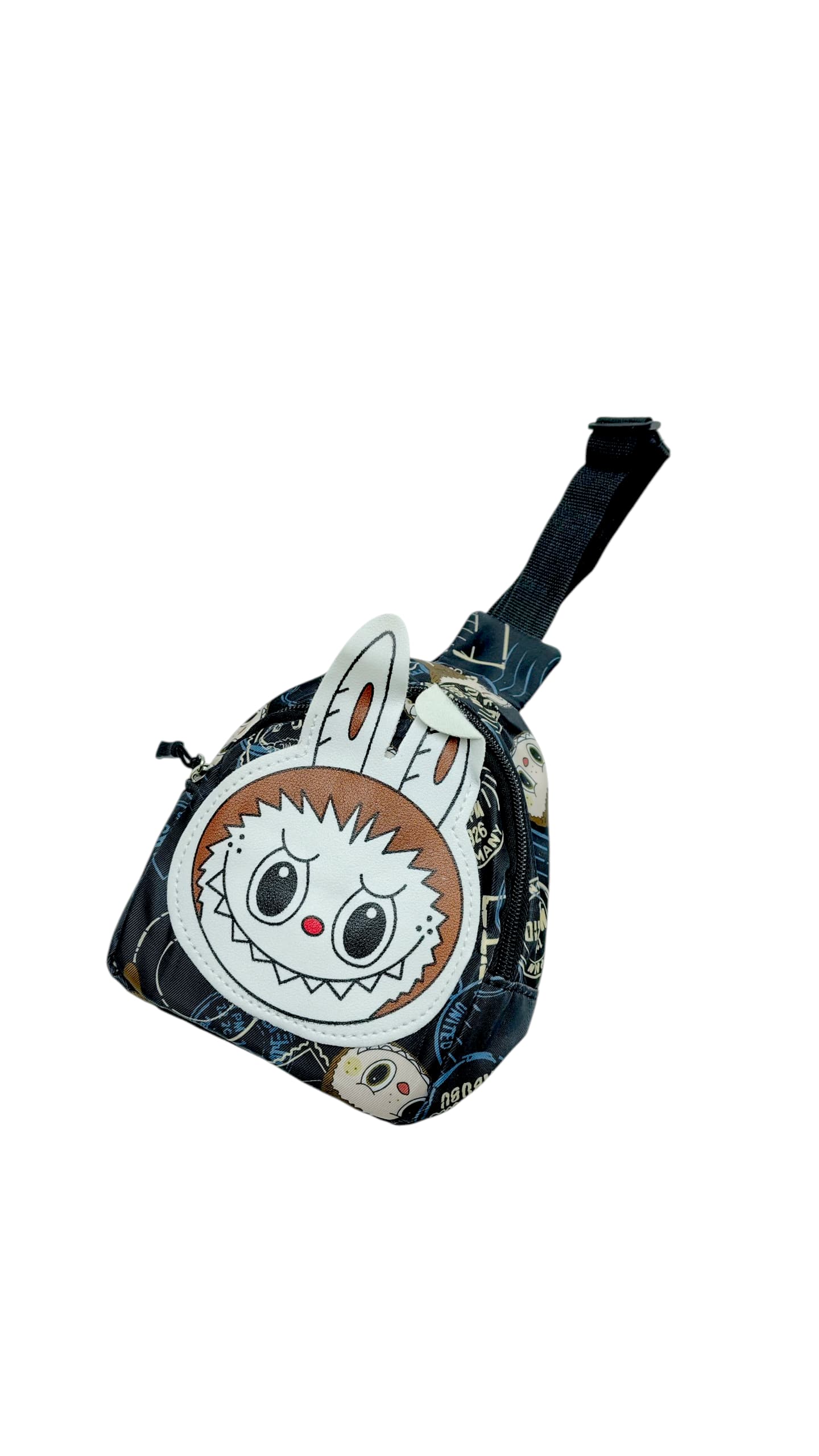 Сумка на плечо Лабубу арт.tr2036 черная Сумка на плечо Лабубу арт.tr2036 черная