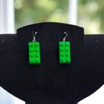 Серьги Лего арт.tr2178 зеленые