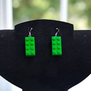 Серьги Лего арт.tr2178 зеленые