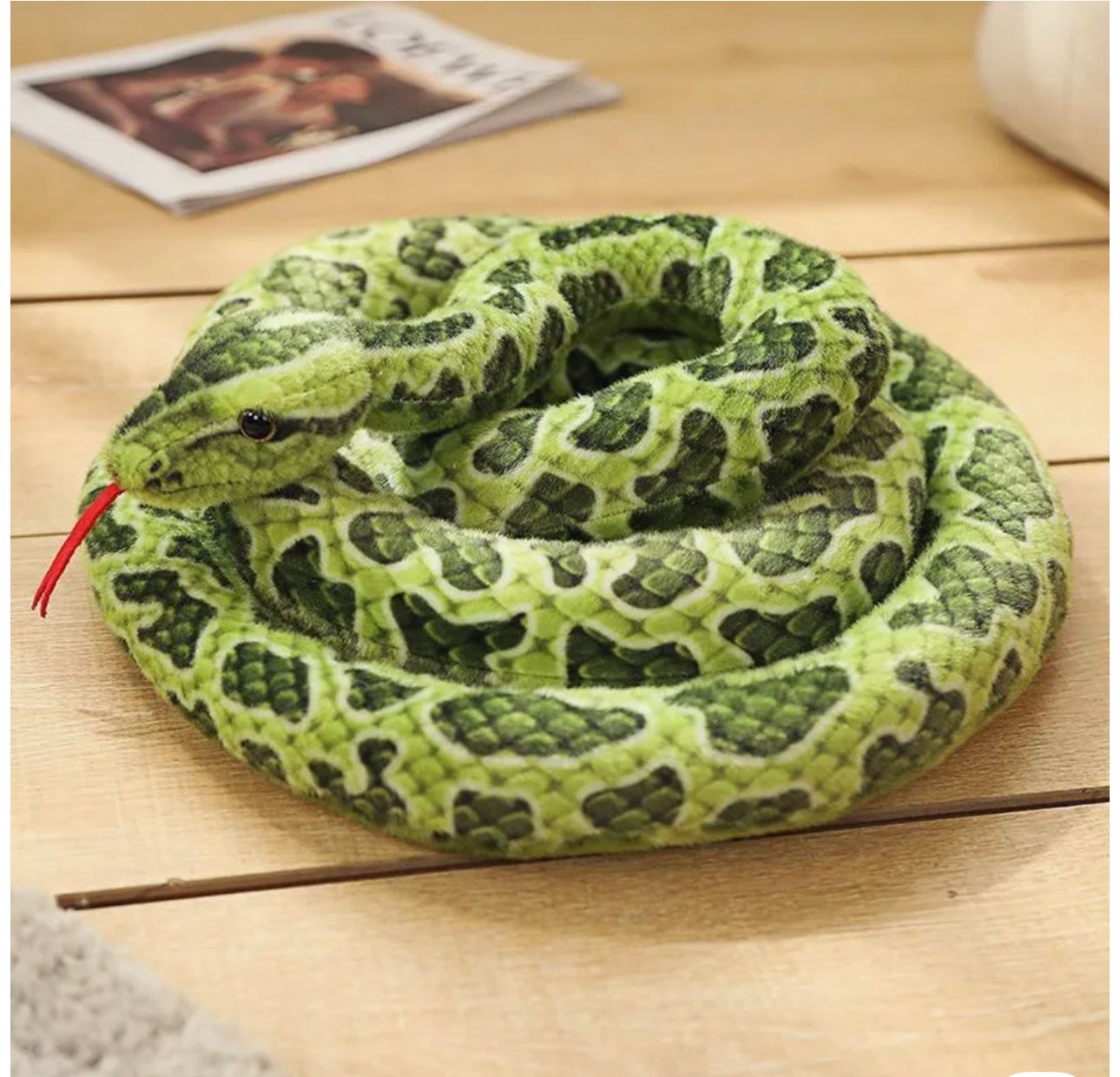 Мягкая игрушка Змея зеленая 110см арт.tr1498 Мягкая игрушка Змея зеленая 110см арт.tr1498