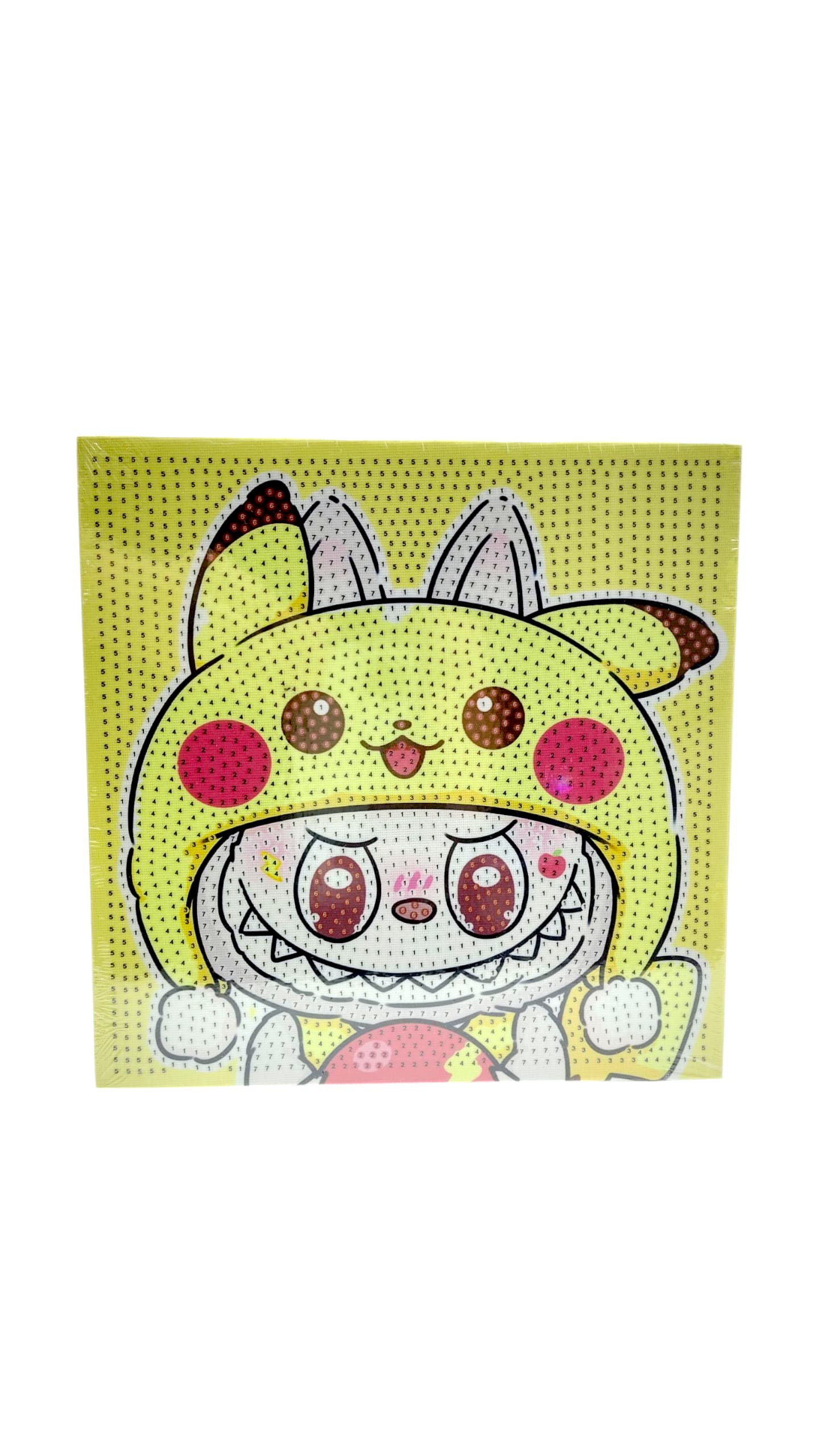 Картина стразами Лабубу 20*20см арт.yt0114 Картина стразами Лабубу 20*20см арт.yt0114