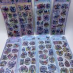 Наклейки 3D шейкер Sanrio/Капибара/Стич арт.yka-2 500тг