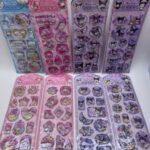 Наклейки 3D шейкер Sanrio/Капибара/Стич арт.yka-2 500тг