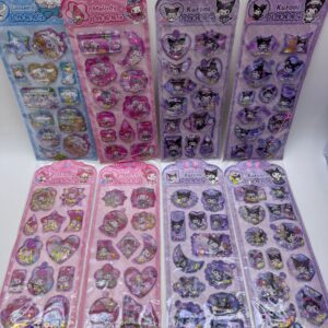 Наклейки 3D шейкер Sanrio/Капибара/Стич арт.yka-2 500тг