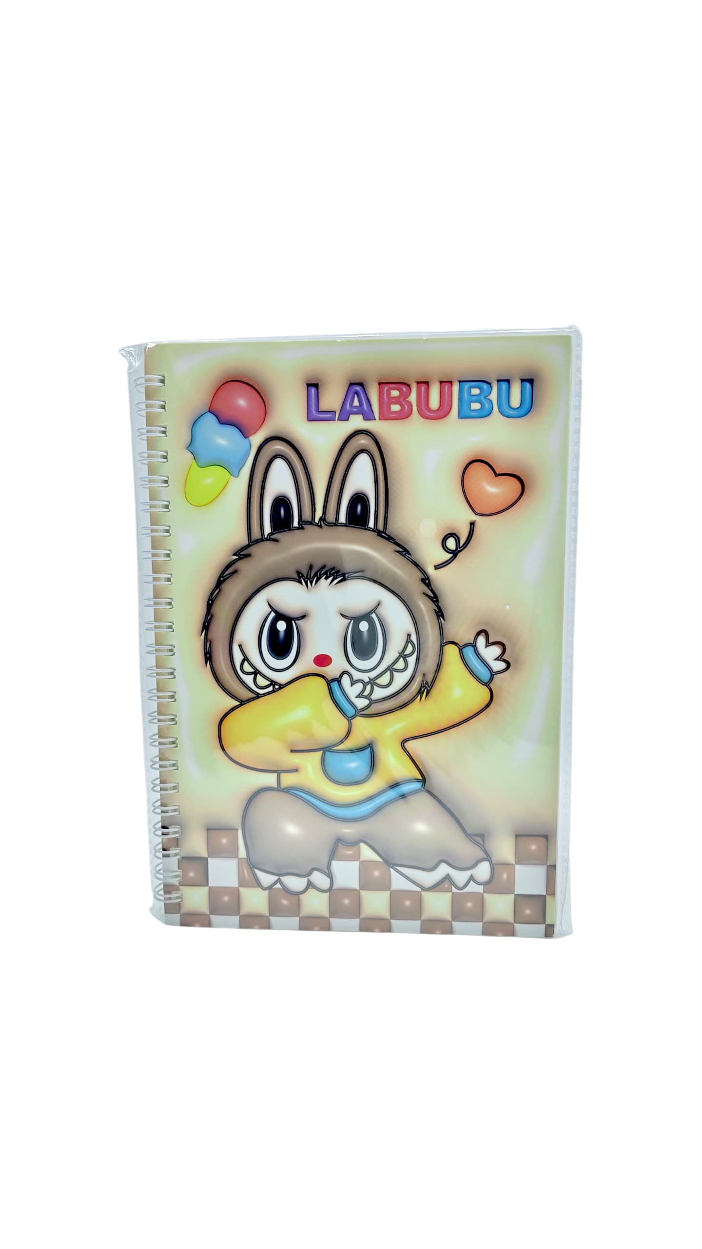 Блокнот на спирали Лабубу арт.a5-8602 коричневый Блокнот на спирали Лабубу арт.a5-8602 коричневый