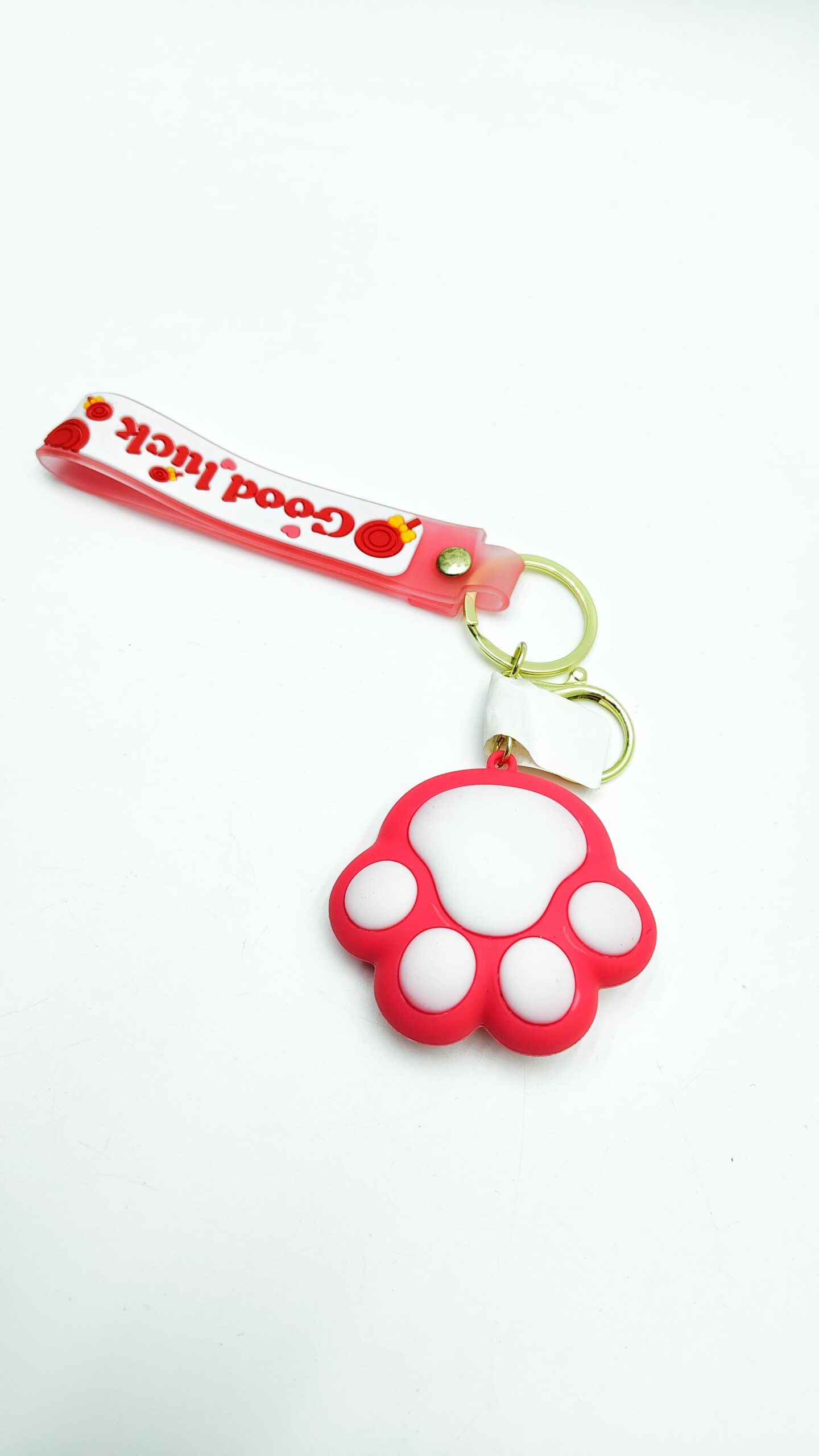 Брелок Лапка 5см арт.666-28 розовый Брелок Лапка 5см арт.666-28 розовый