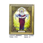 Алмазная мозайка 27*33см арт.as72605 Икона "Покров Пресвятой Богородицы"