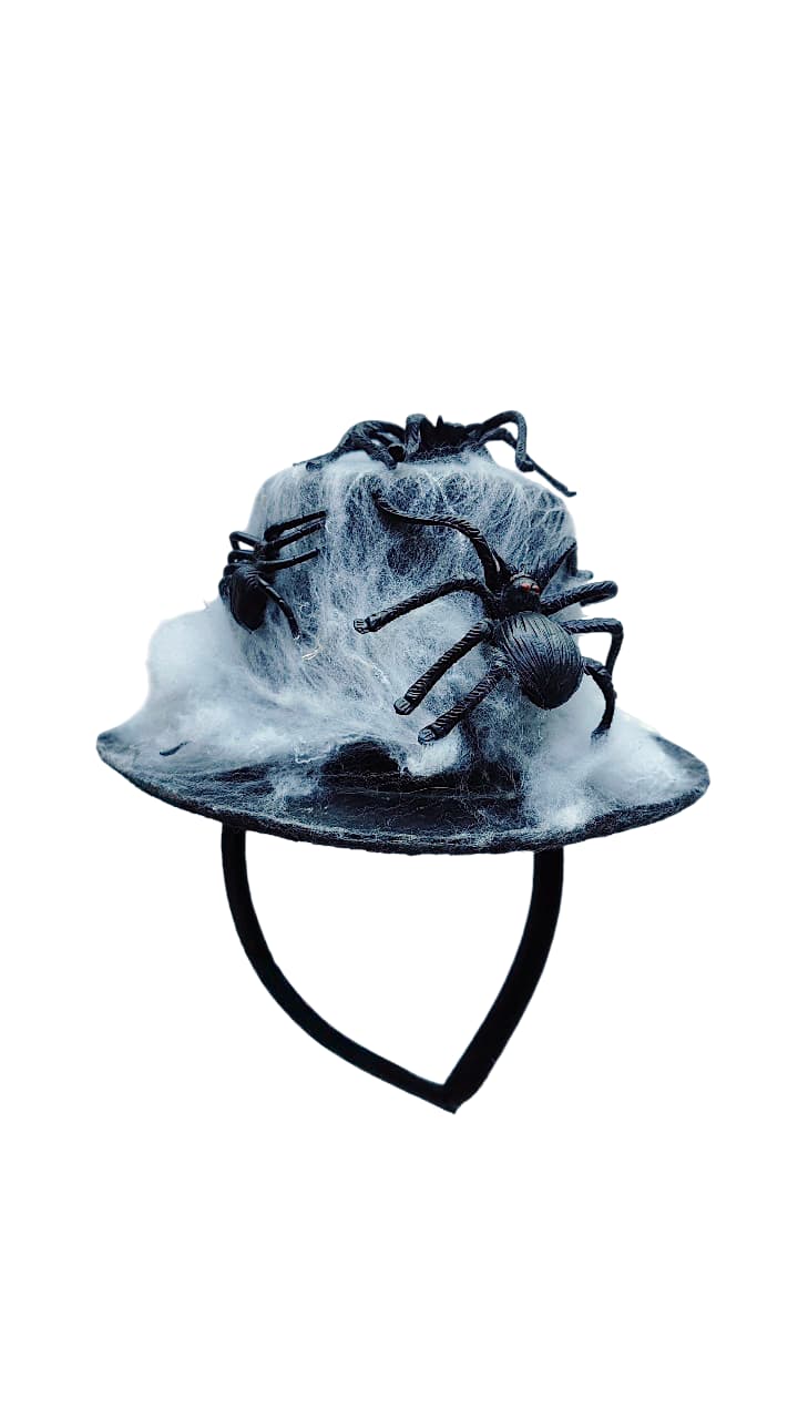 Ободок Шляпа с пауками арт.tr3157 черная Ободок Шляпа с пауками арт.tr3157 черная