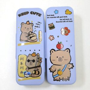 Пенал твердый Капибара арт.3390-7kp ассорти васильковый