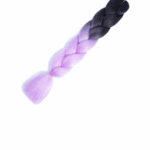 Канекалон двухцветный арт.B27 черно-фиолетовый