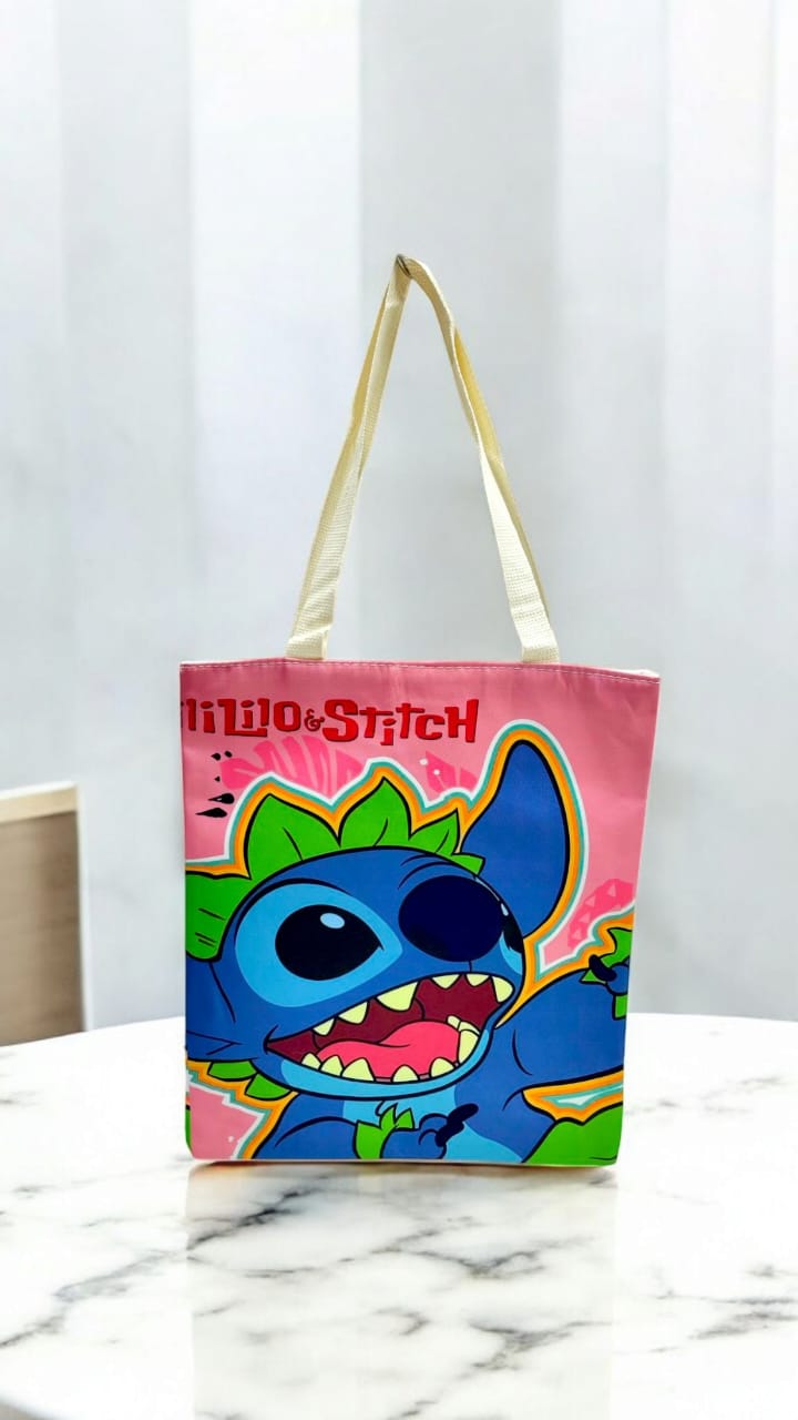 Шопер Стич арт.tr1504 розовый Шопер Стич арт.tr1504 розовый