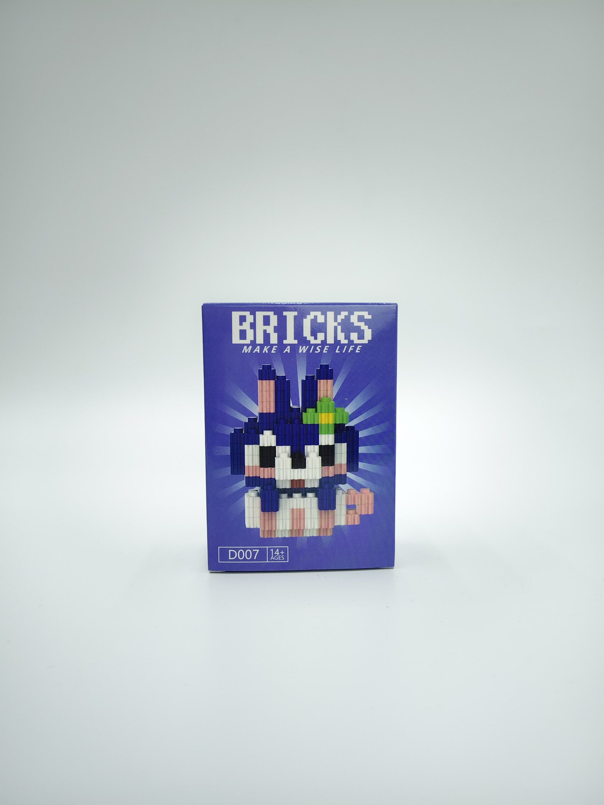 Конструктор Bricks арт.d007 Зайка фиолетовый Конструктор Bricks арт.d007 Зайка фиолетовый