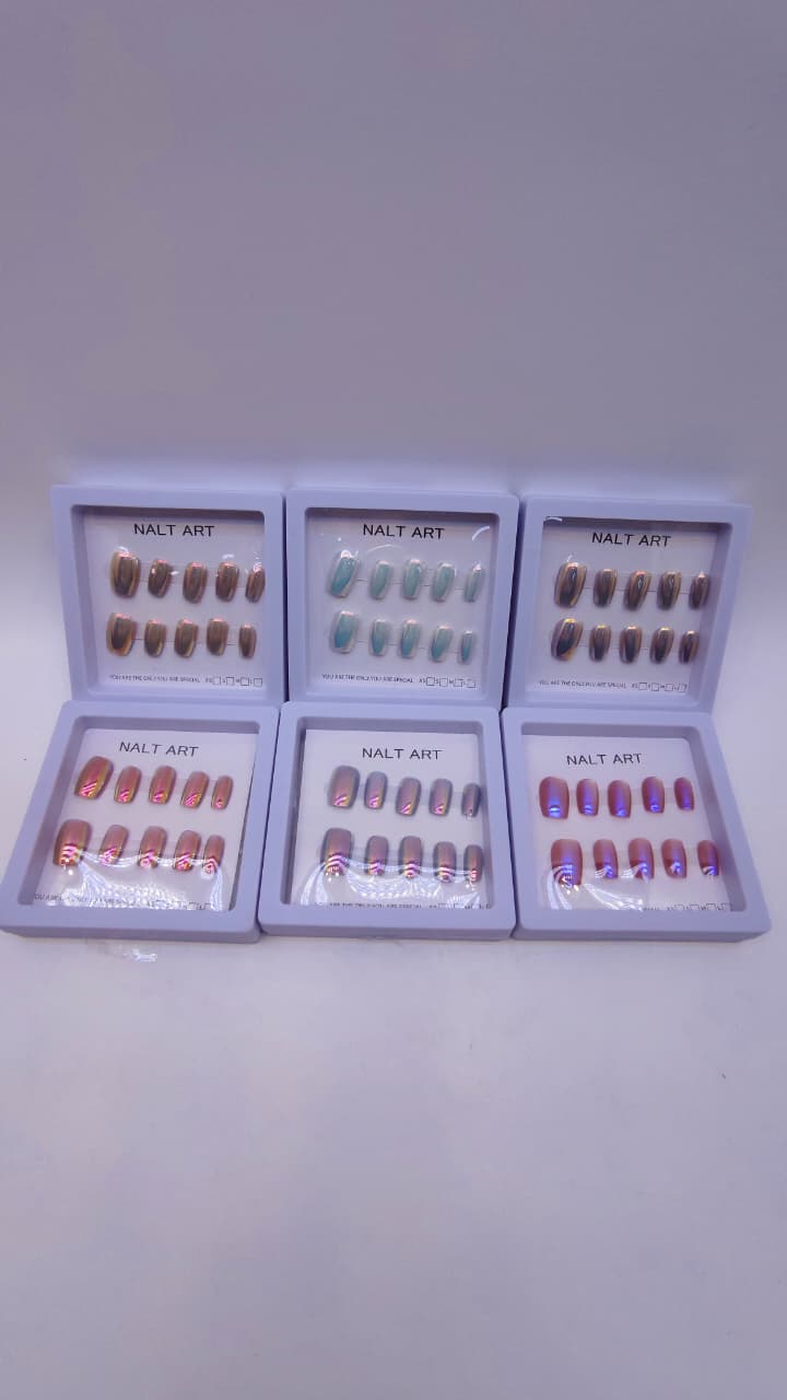 Ногти накладные Nalt Art перламутровые арт.chmy-045 ассорти Ногти накладные Nalt Art перламутровые арт.chmy-045 ассорти