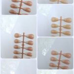 Ногти накладные на листе 24шт арт.qt725-08 ассорти