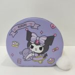 Сумка Куроми арт.12302-1 фиолетовая округленная 18*16см 3000тг