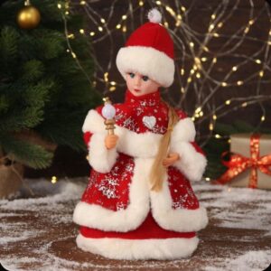 Снегурочка музыкальная 30см арт.tr5-5